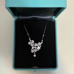 Tiffany limited paper flowers necklace